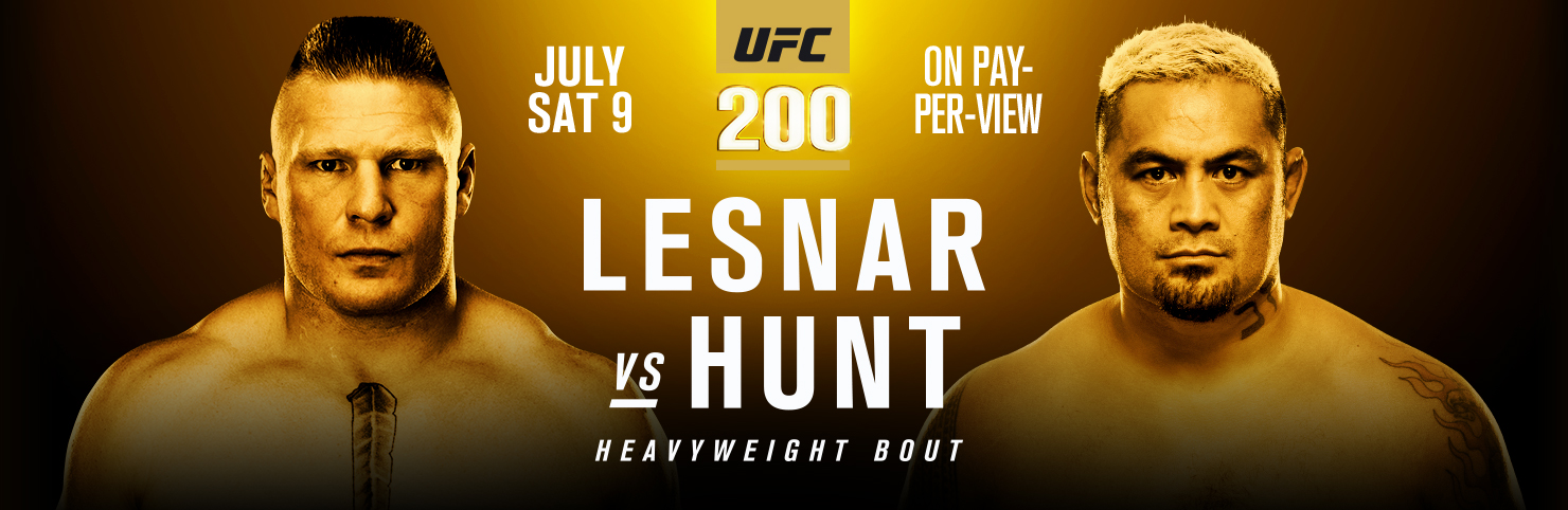UFC 200 Lesnar vs Hunt  at Cheerleaders New Jersey