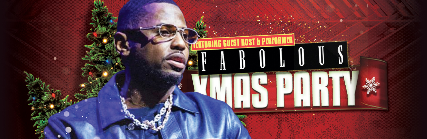 Xmas Party Featuring Fabolous at Cheerleaders New Jersey